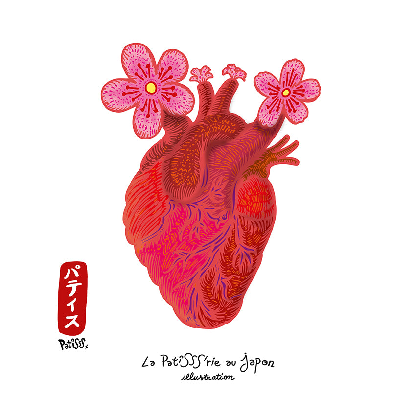 T-shirt "Sakura Heart" by Patisss
