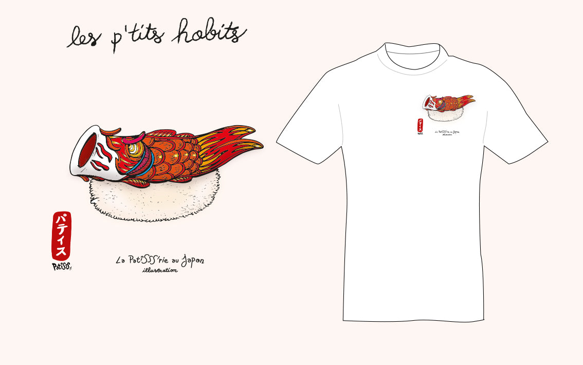 T-shirt "Koi Sushi" by Patisss