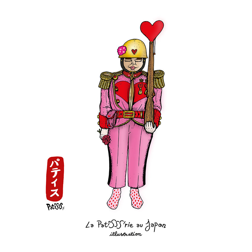 T-shirt "Soldat de l'Amour" by Patisss