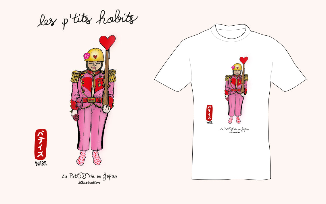 T-shirt "Soldat de l'Amour" by Patisss