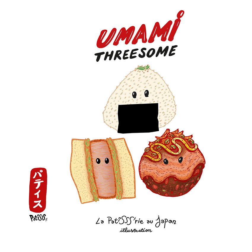 T-shirt "Umami Threesome" by Patisss